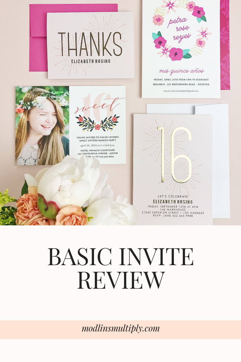 Basic Invite Review: Customize Your Party Invitations